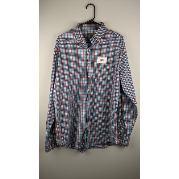 Peter Millar Other - Peter Millar Summer Comfort Button-Down Shirt‎ - Multi-Color Plaid - Size XL